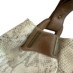 Jessica Simpson Snakeskin Print Handbag Purse Tote Vegan Leather Large Women's Photo 2