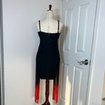 Bella Barnett Black Asymmetrical‎ Cocktail Sundress Size L Photo 2