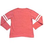 Pro Ad Sports Womens T Shirt Top Wisconsin Badgers Long Sleeve Retro Red Small Photo 4