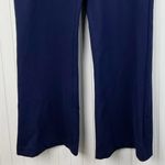 Betabrand  Classic Dress Yoga Pants Boot Cut Navy Blue Size Medium Short Petite Photo 3
