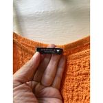 ZARA  Babydoll Mini Dress S Orange Smocked Strappy Tiered Rodeo Summer Beach Photo 2