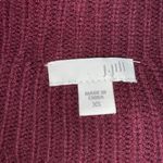J.Jill Mock neck maroon ribbed womens sweater size XS Photo 8