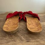 Blowfish Slide Bow Sandals Red Approx Size 6 SEE Measurement Photo 4