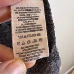 Free People  Grey Metallic Cowl Neck Sweater Womens S Boho Holiday Damaged Photo 5