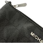 Michael Kors  Brown &  Black Logo Saffiano Leather Wristlet Pouch Handbag Photo 2