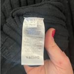 Free People Beach Veda Ribbed Sweater Skirt Black Small Photo 5