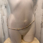 Gold Dainty Beaded Adjustable Waist Chain – Minimalist Belly Chain Photo 0