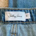 New with tags Jelly jeans high rise distressed mom jeans in size 11 Blue Photo 6