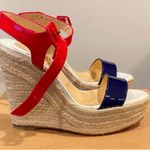 Christian Louboutin  Tricolor Patent Leather 120 Spachica Espadrille Photo 1