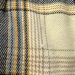 Blue Rain  By Francesca's Women's Mini Skirt Plaid Blue Tan Cream Multi small Photo 4