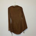 Wildfox NWT Split Second Mini Dress in Chocolate Small Photo 1