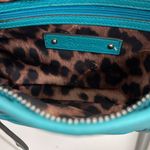 B Makowsky B. Makowsky Turquoise Tiffany Blue Crossbody EUC Photo 2