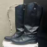 Frye  #77167 Melissa Button Leather Women's Knee-High Riding Biker Boots 8.5 Photo 0