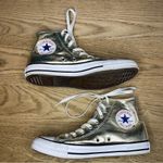 Converse  Women’s Chuck Taylor All Star Hi Top Gold Canvas Sneakers Size 8.5 Photo 7
