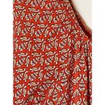 Faithfull the Brand  Red Bird Print Rio Off The Shoulder Playsuit Romper Size S‎ Photo 5