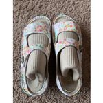 Alegria  White Leather Floral Flower BECKIE Prime Time Comfort Sandal Shoes 37 Photo 1