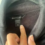 Athleta  Cozy Karma Twist Neck Black Sweatshirt Size Medium Photo 2