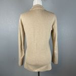 J.Crew  Mercantile Womens 2 Button Sweater Blazer Size S Beige 100% Cotton Photo 3