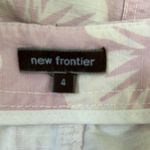 New Frontier Lavender/White Cotton Hibiscus Print Skirt sz 4 Purple Photo 6