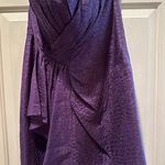 Shoshanna Purple Silk Strapless Mini Dress Size 6 Photo 5