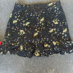Lulus  Black and Yellow Floral Mini Skirt Photo 5