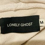 Lonely Ghost  off white cream logo hoodie sweatshirt. Medium. Photo 4