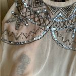 Raga  Beige Tank Top with Silver Embellishments‎ Photo 2