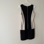 C. Luce  Color Block Sleeveless Cocktail Dress in Black and Beige. Size Sm… Photo 5