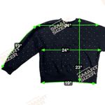 Bailey44 Bailey/44 BlCk Crystal Rhinestone Studded Sweatshirt Dace Cheer Mom Size L Photo 3