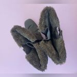 Totes Winter Charcoal Brown Furry Boots Size 7 Photo 6