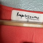 Impressions NWT Guazy Cotton Sleeveless V-Neck Asymmetrical Dress w/ Pockets S Photo 1