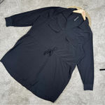 Athleta Zuma Shirtdress Longsleeve UPF 50+ Travel Black Size 1X Photo 2