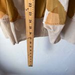 Anthropologie ‎ Odille Tan Brown Leaf Print A-Line Midi Skirt Earth Tones Casual Photo 3