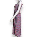 Sienna Sky Floral Maxi Dress Women's Size Large Sundress Pinks, Blues and Yellow Photo 4