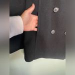 Forecaster of Boston Womens Black Wool Blend Vintage Double Breasted Peacoat S 6 Photo 2