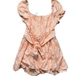 Altar'd State Altear D state Orange Tie-Dye Off-Shoulder romper xL Photo 3