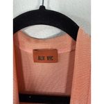 Alix NYC Coral Pink Orange V Neck Plunge Bodysuit Size Small Photo 1