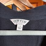Orvis  Women's V-Neck Dropped Shoulders Sweatshirt Black Size Large Photo 5