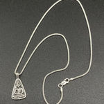 Buddha Sterling Silver Necklace Popcorn Chain Silver Photo 0