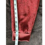 Aeropostale Red/Black Jogger Sweatpants Elastic Waist Pockets Size Medium Logo Photo 7