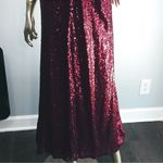 Revelry Starla Sequin Dress Size 18 Cabernet Photo 5