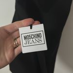 Moschino NWT  Jeans 2 Stretch Wool Suiting Dress in Black Photo 5