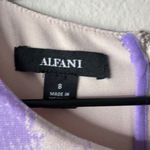 Alfani Watercolor Sleeveless Sheath Dress Women's Size 8 Photo 4