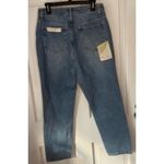 BP . Quilt Patchwork Tapered High Rise Denim Blue Jeans Size 29 NWT Photo 3