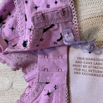 New Savage X Fenty Bra sz 36C Bubble Pink Starry Pin Up Photo 3