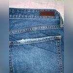 Abercrombie & Fitch Ames Distressed Low Rise Boyfriend Short In Medium Wash Photo 6