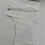 Sweet Romeo Womens Sz:M White Open Knit Oversized  Lightweight Bat Wing Sweater. Photo 3