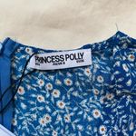 Princess Polly Princess‎ Polly The Sting Blue and White Floral V-Neck Mini Dress Size 4 Photo 7