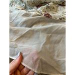 Cache Vintage  Midi Cream Floral Dress Size Medium Photo 6