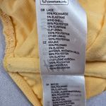 H&M  Yellow Lace Crochet Eyelet Halter Tie Padded Bikini Bralette Swim Top 6 Photo 7